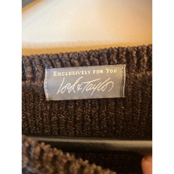 Lord & Taylor Wool Blend Ribbed Knit Sweater - Mens‎ XXL - Picture 3 of 4